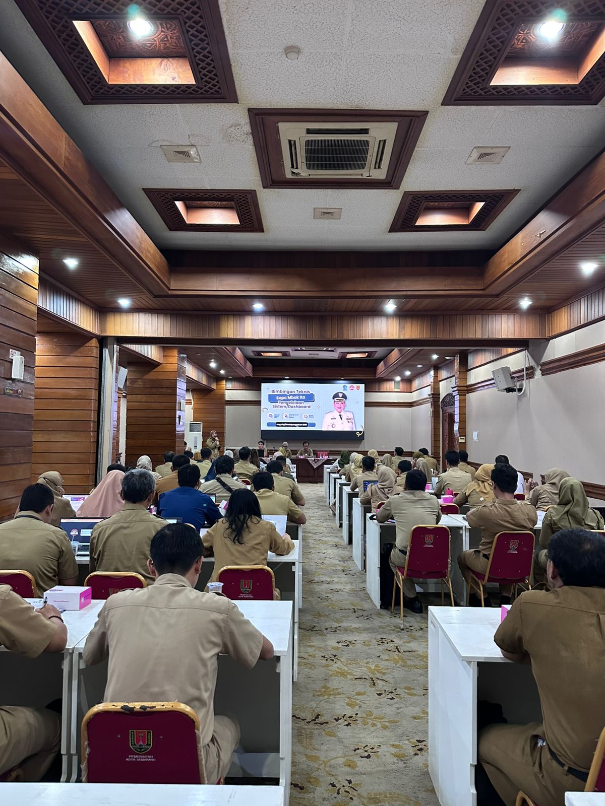 Bimbingan Teknis Pengelolaan Sistem/Dashboard Sapa Mbak Ita